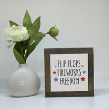 Load image into Gallery viewer, Flip Flops Fireworks Freedom