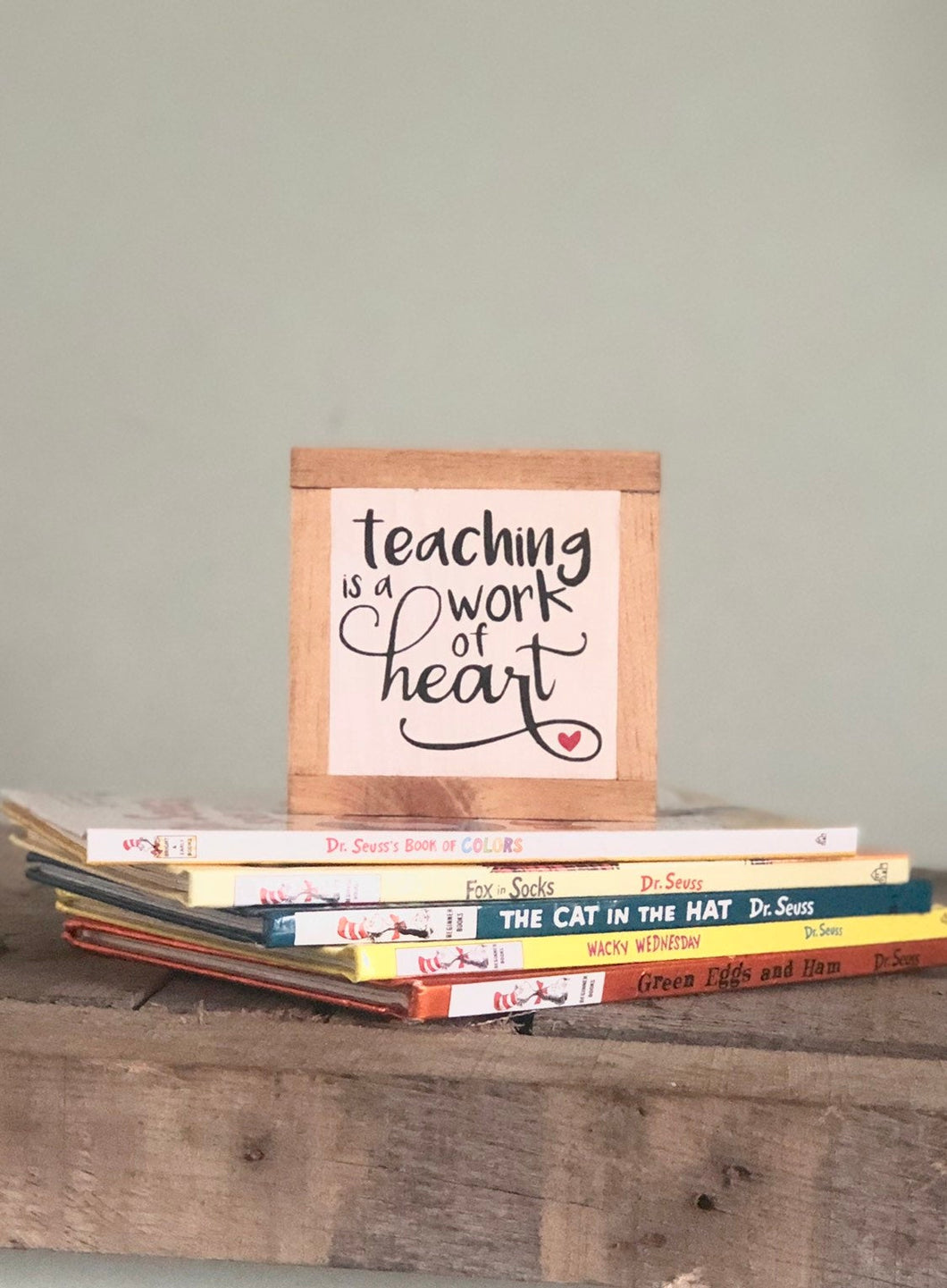 Teacher Appreciation Gift, Classroom Decor, Small Wood Signs, Bog Road Designs