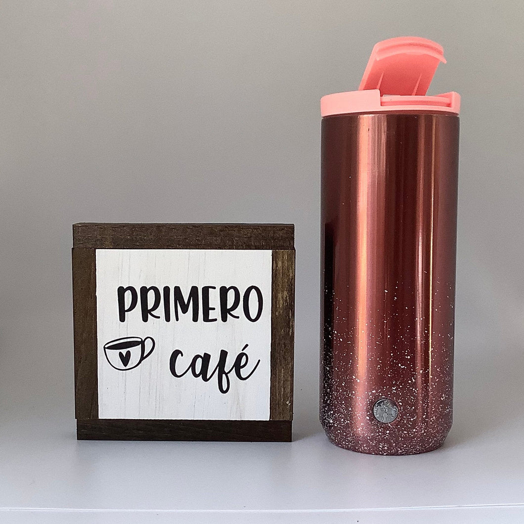 Primero Café Sign, Café Home Decor, Kitchen Sign, Coffee Lover Gift, Small Wood Signs, Bog Road Designs