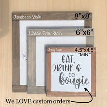 Load image into Gallery viewer, Live Love Bark, Dog Lover Home Decor, Pet Lover Gift, Small Wood Signs, Bog Road Designs