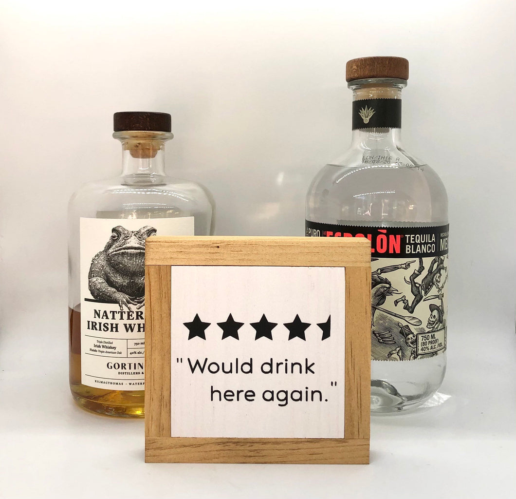 Would Poop Here Again, Bathroom Humor, Restroom Decor, Small Wood Signs, Bog Road Designs